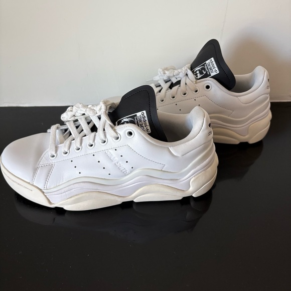 Adidas Stan Smith Millencon Wavy Platform Sneakers White/Black US 7.5 (HQ6041) - Picture 6 of 7